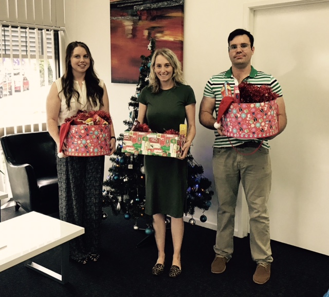 TASC Delivers Christmas Hampers to Base Service