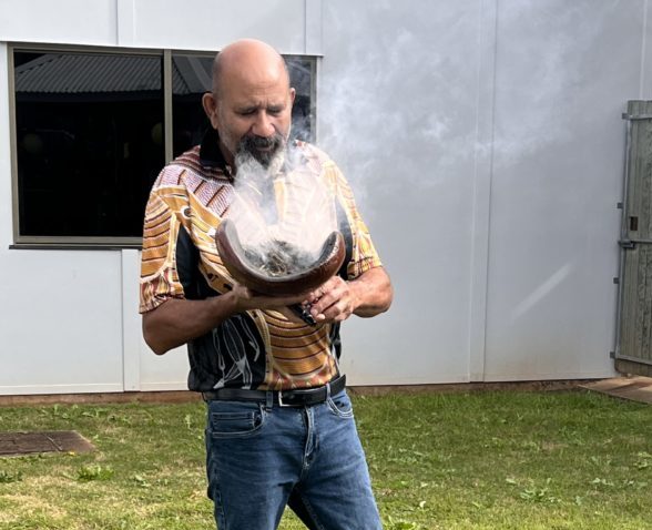 TASC Toowoomba Office celebrated National Reconciliation week with an Office and Personal smoking ceremony